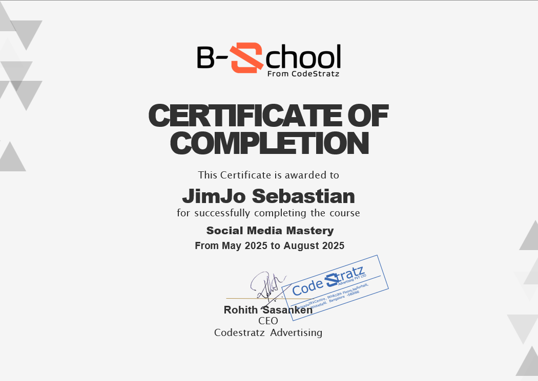 Online Social Media Marketing Certification