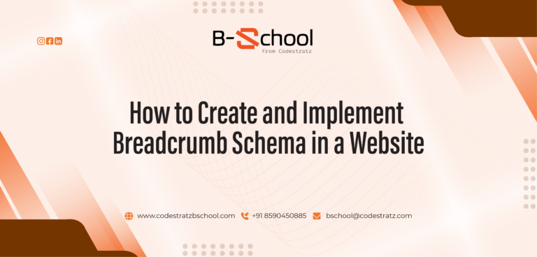 How to track and implement Breadcrumb Schema in a website