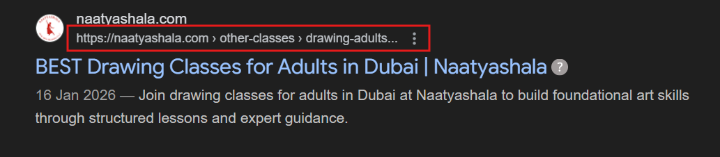 breadcrumbs example in a website