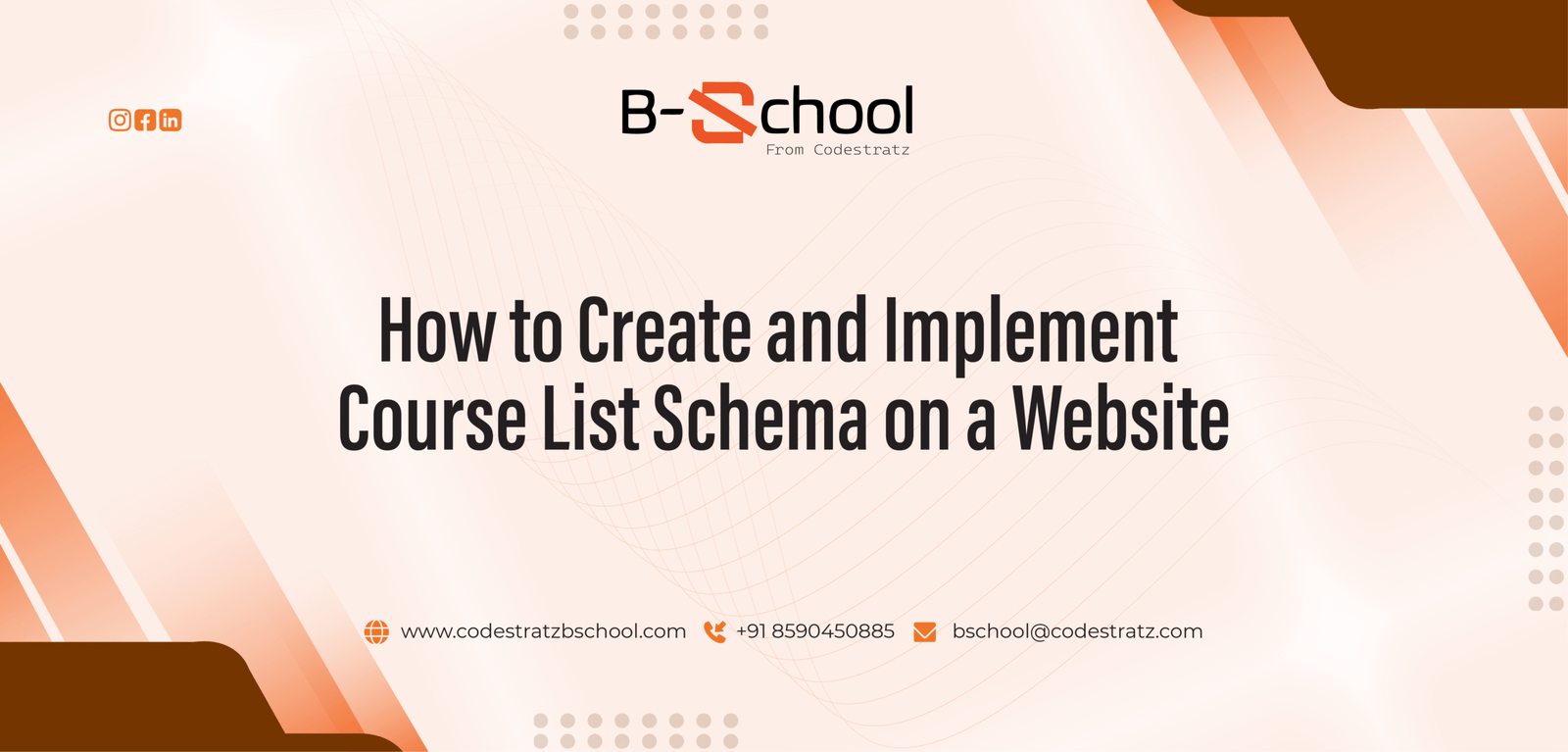 How to Create and Implement Course List Schema on a Website