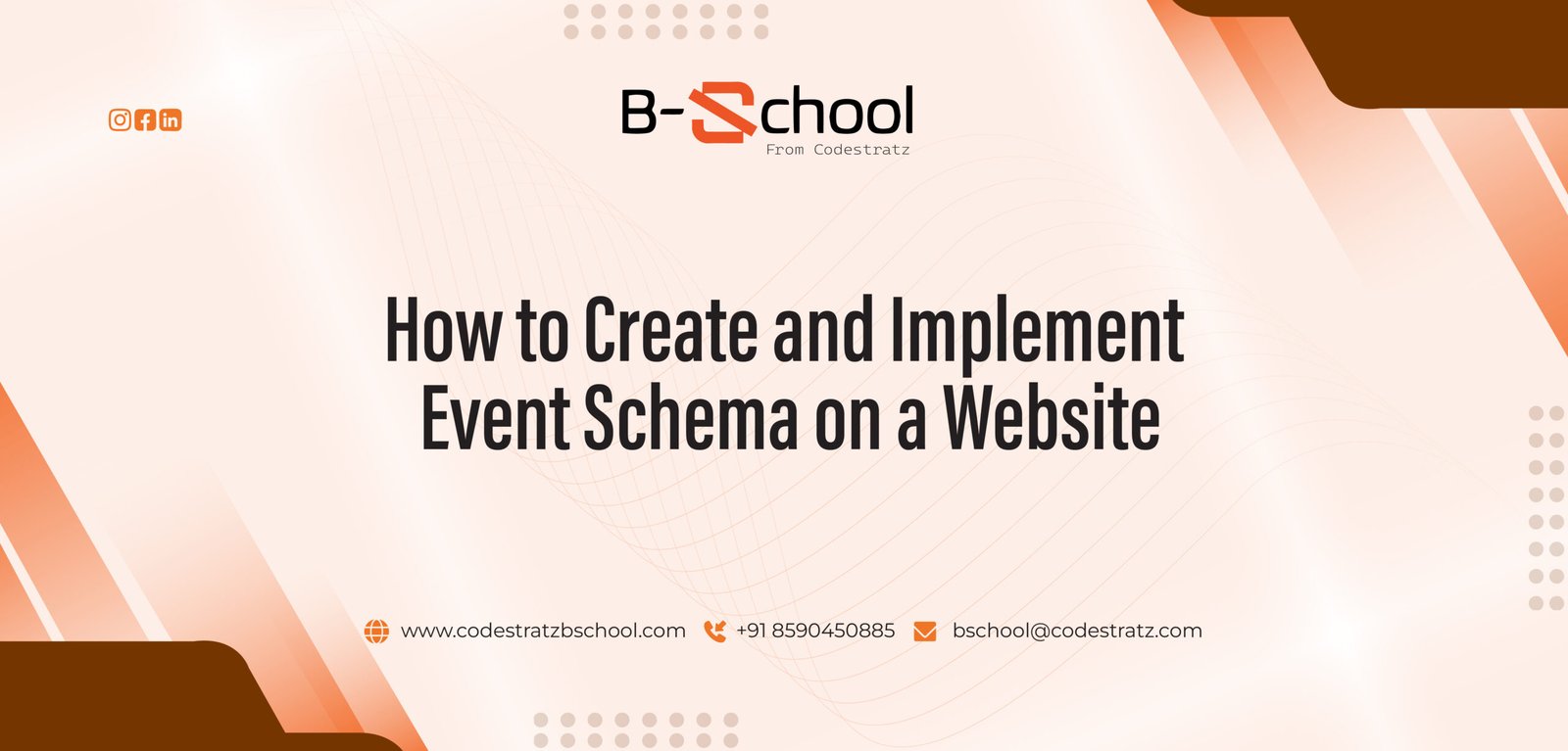How to Create and Implement Event Schema on a Website