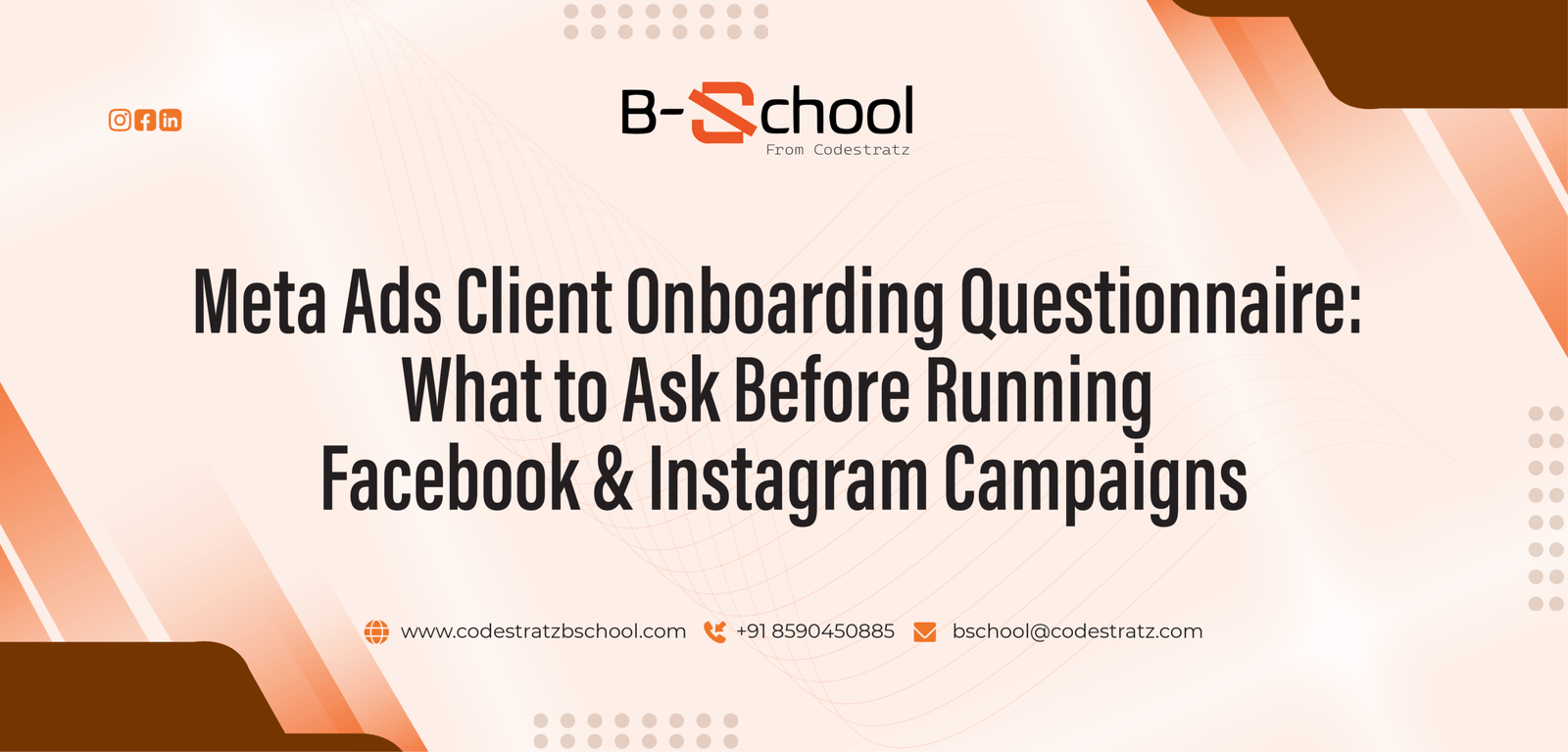 Meta Ads Client Onboarding Questionnaire: What to Ask Before Running Facebook & Instagram Campaigns