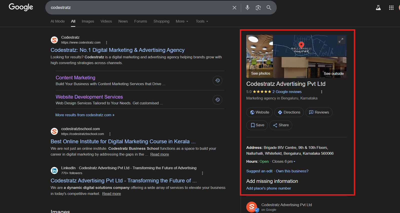 example of local business schema.